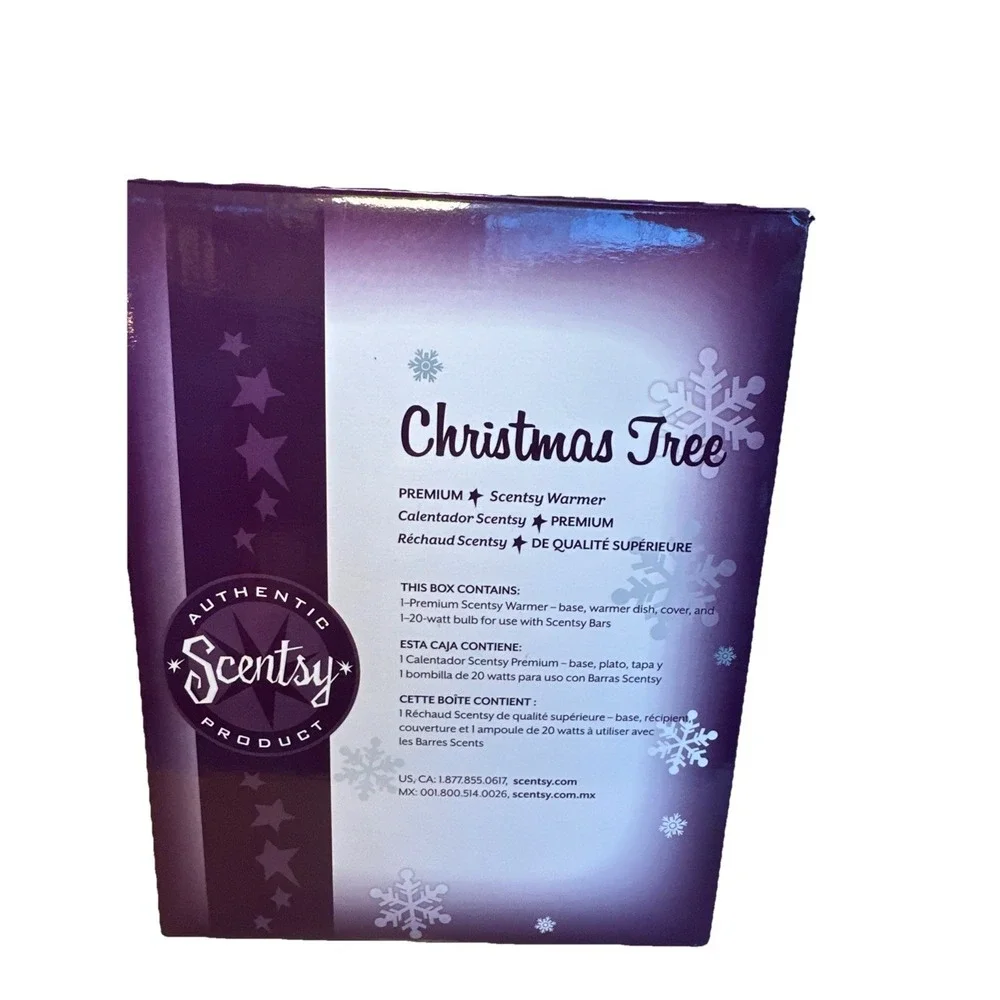 Scentsy Christmas Tree Premium Warmer Holiday Collection Wax Warmer RETIRED Rare